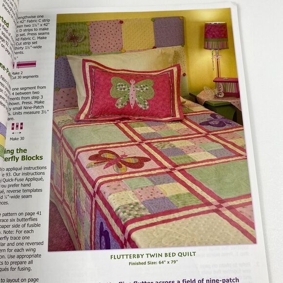 Cuddle Quilts for Little Girls & Boys LA Debbie Mumm 50 Fast & Fun Projects DIY - Picture 5 of 7